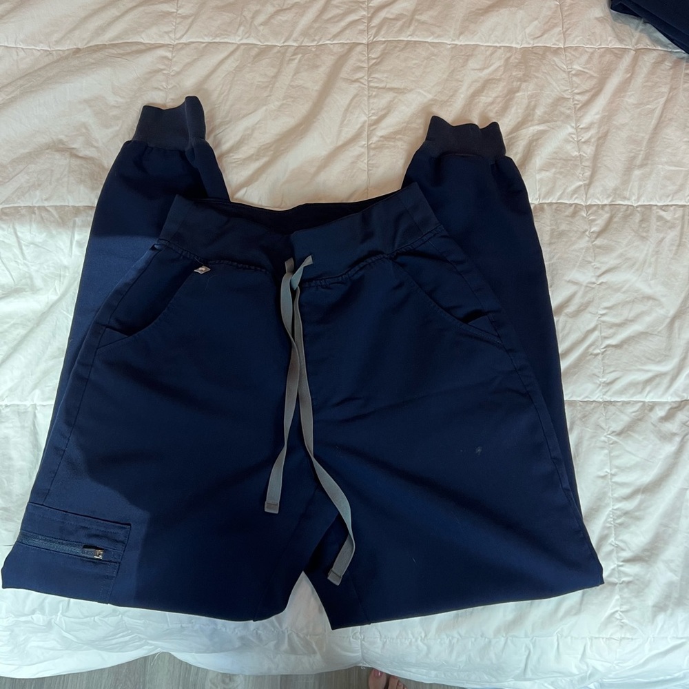 FIGS Navy Jogger Scrub Pants
